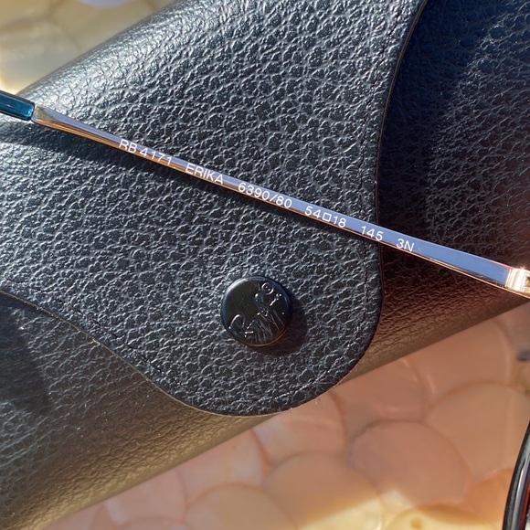 Ray Ban Erika Classic Brown Gradient Men's Eyeglasses - RB4171 Preowned - Picture 13 of 13